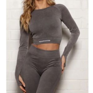 Active sport long sleeve grey shirt